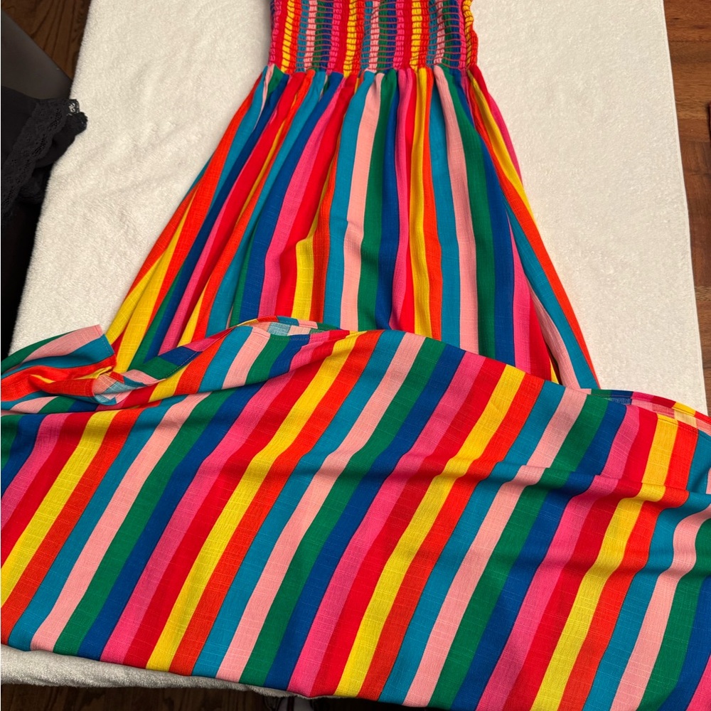 Ladies Show Me Your Mumu, Maci dress. Brand new w/tags. Multiple color stripes - Picture 3 of 4